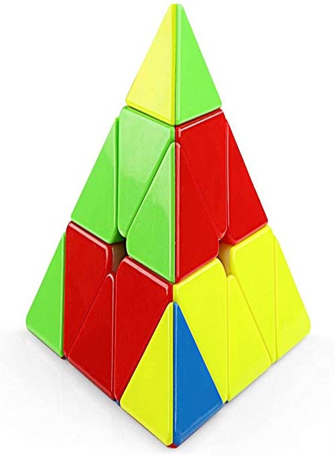 Authfort Qiming High Speed Pyraminx Stickerless Triangle Cube Puzzle (1 Pieces) - Image 2